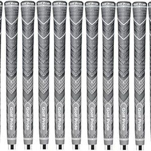 Set of 13 NEW Golf Pride MCC Plus4 Grips, Gray, Set of 13 NEW Golf Pride Midsize